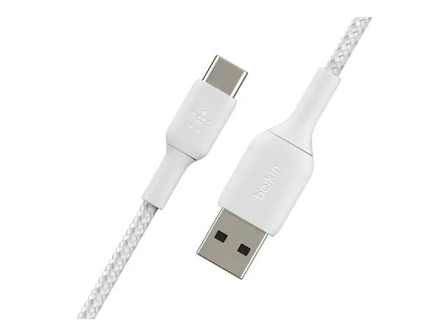 Belkin BoostCharge - USB-kabel 24 pin USB-C (hann) til USB 2 m hvit