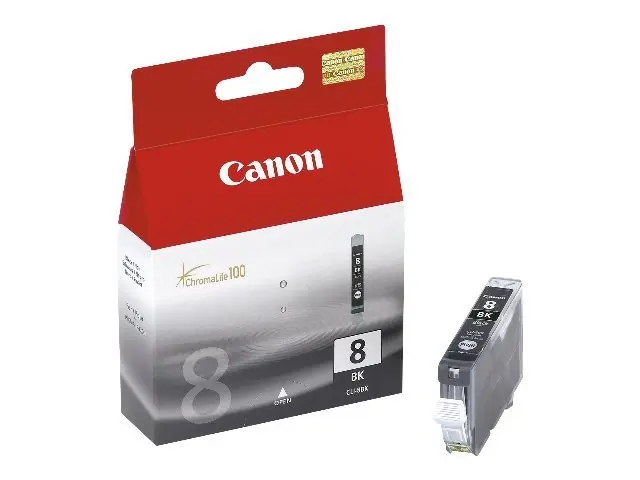 Canon CLI-8BK - 13 ml - svart - original - blekkbeholder - for PIX...