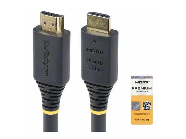 StarTech.com 5m (16.4ft) Premium Certified High Speed HDMI Cable, ...