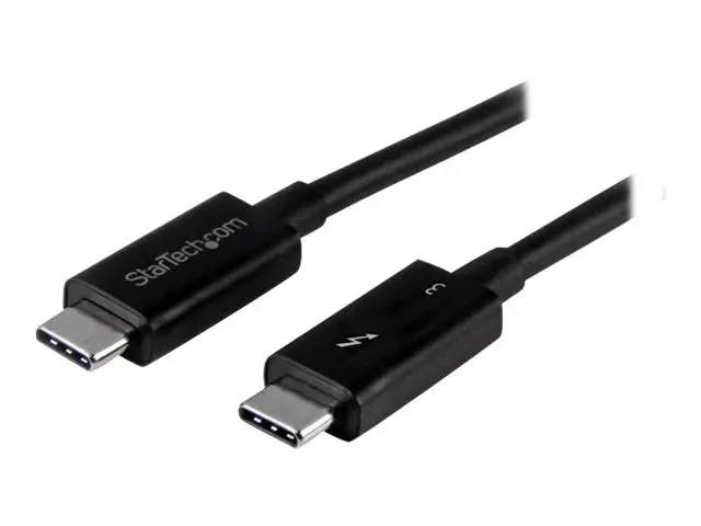 StarTech.com 50cm (1.6ft) Thunderbolt 3 Cable, 40Gbps, 100W PD, 4K...