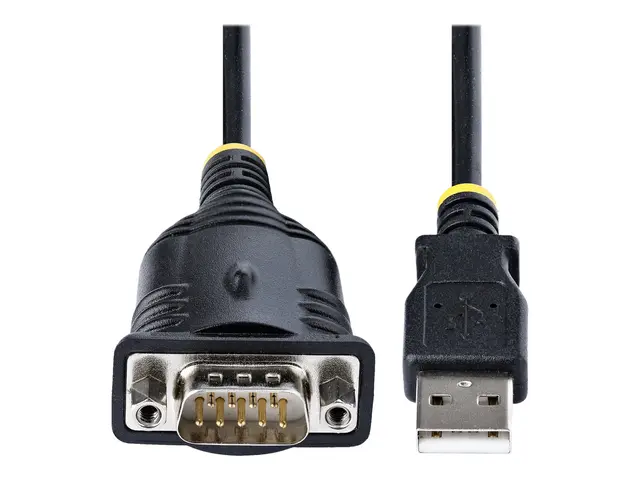 StarTech.com 3ft (1m) USB to Serial Cable, DB9 Male RS232 Converte...
