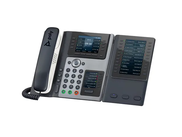 HP Poly Edge E400 - VoIP-telefon med anrops-ID/samtale venter trev...