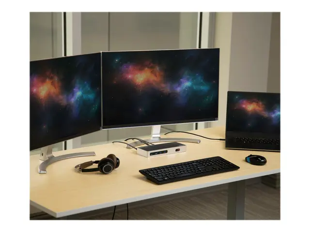 StarTech.com Dual 4K Dock - Mac and Windows USB-A & USB-C DP HDMI ...