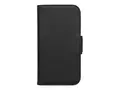 KEY Nordfjord - Lommebok for mobiltelefon kunstl&#230;r - svart - 6.1&quot; - for Apple iPhone 14 Pro (6.1 tommer)