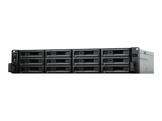 Synology RackStation RS3621xs+ NAS-server - 12 brønner - 144 TB - kan monteres i rack - SATA 6Gb/s - HDD 12 TB x 12 - RAID 0, 1, 5, 6, 10, JBOD, RAID F1 - RAM 8 GB - Gigabit Ethernet / 10 Gigabit Ethernet - iSCSI støtte - 2U