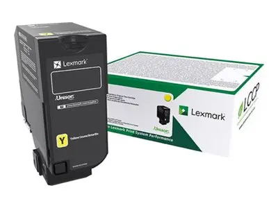 Lexmark - Gul - original - tonerpatron LCCP, LRP - for Lexmark CS7...