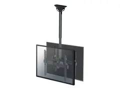 Neomounts NM-C440D - Brakett - full bevegelse for 2 LCD-skjermer - svart - skjermstørrelse: 32"-60" - takmonterbar