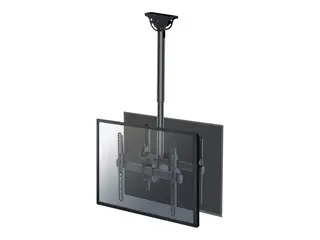 Neomounts NM-C440D - Brakett - full bevegelse for 2 LCD-skjermer - svart - skjermstørrelse: 32"-60" - takmonterbar