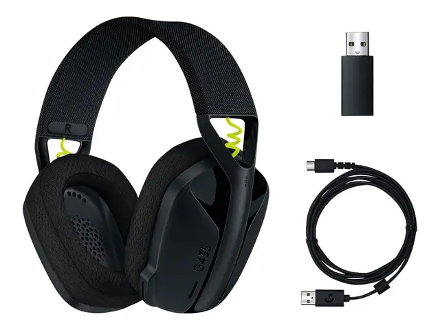 Logitech Lightspeed G435 - Hodesett - full størrelse - Bluetooth /...