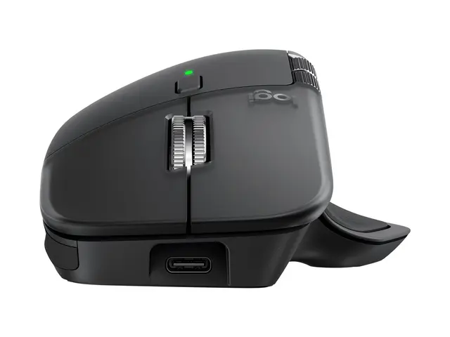 Logitech MX Master 4 - Mus 8 knapper trådløs Bluetooth, 2.4 GHz US...