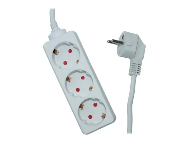 Elivi - Flerkoplingslist - AC 250 V - utgangskontakter: 3 (3 x str...