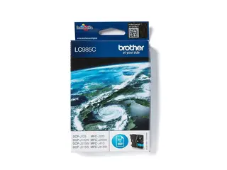 Brother LC985C - Cyan - original - blekkpatron for Brother DCP-J140W, DCP-J315W, DCP-J515W, MFC-J410