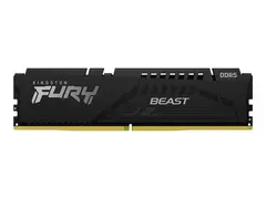 Kingston FURY Beast - DDR5 - sett - 128 GB: 4 x 32 GB DIMM 288-pin - 5600 MT/s / PC5-44800 - CL40 - 1.25 V - ikke-bufret - on-die ECC - svart