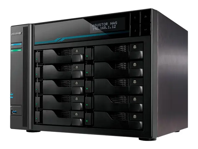ASUSTOR Lockerstor 10 Pro AS7110T - NAS-server - 10 brønner - SATA...