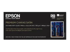 Epson PremierArt Water Resistant Canvas Blank - Rull (111,8 cm x 12,2 m) - 350 g/m&#178; - 1 rull(er) lerretspapir - for Stylus Pro 11880, Pro 98XX; SureColor SC-P10000, P20000, P8000, P9000, P9500, T7200