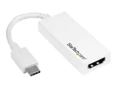 StarTech.com USB C to HDMI Adapter - 4K 30Hz USB 3.1 Type-C to HDMI Adapter - USB-C to HDMI Dongle - Monitor Adapter - White (CDP2HDW) - ekstern videoadapter - hvit