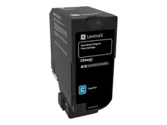 Lexmark - Cyan - original - tonerpatron LCCP for Lexmark CS720de, CS720dte, CS725de, CS725dte, CX725de, CX725dhe, CX725dthe