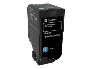 Lexmark - Cyan - original - tonerpatron LCCP for Lexmark CS720de, CS720dte, CS725de, CS725dte, CX725de, CX725dhe, CX725dthe