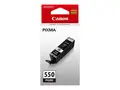 Canon PGI-550PGBK - 15 ml - svart original - blekkbeholder - for PIXMA iP7250, iP8750, iX6850, MG5550, MG5650, MG6450, MG6650, MG7150, MG7550, MX725, MX925