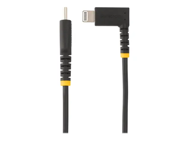 StarTech.com 6ft (2m) Durable USB-C to Lightning Cable - Right-Ang...