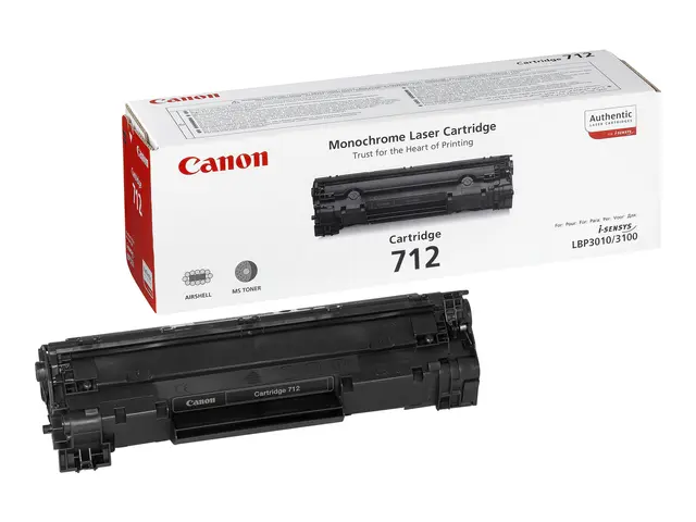 Canon 712 - Svart - original - tonerpatron - for i-SENSYS LBP3010,...