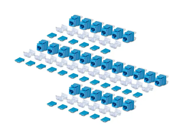 Startech - Trapes-jakk - 180°, 110 punch down - CAT 6 - UTP - RJ-4...