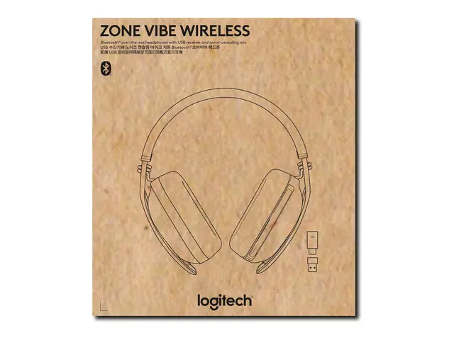 Logitech Zone Vibe Wireless - Hodesett full størrelse Bluetooth tr...