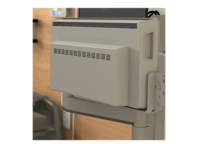 Ergotron CareFit Combo - CPU-bakke kan monteres under arbeidsflate...