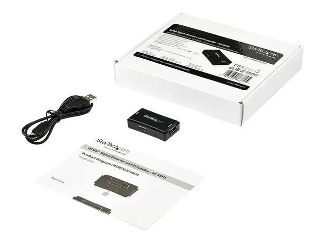StarTech.com 45ft / 14m HDMI Signal Booster - 4K 60Hz USB Powered ...