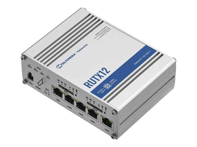 Teltonika RUTX12 - Trådløs ruter WWAN 5-port svitsj 1GbE, PPP, Mod...