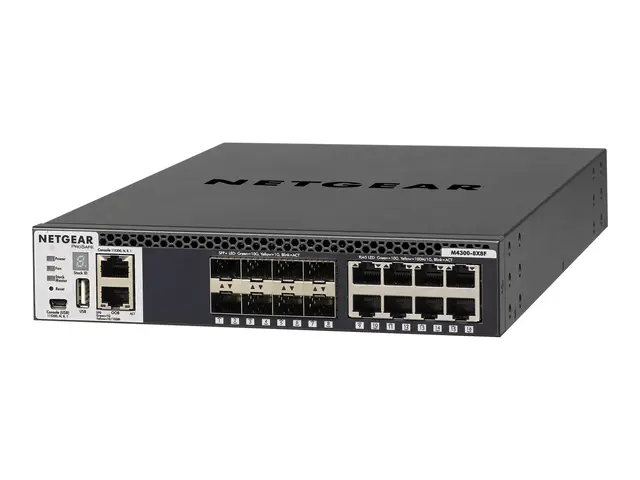 NETGEAR M4300-8X8F - Switch - L3 - Styrt - 8 x 10/100/1000/10000 +...