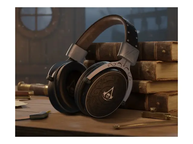 Lexip Tattoo - Assassin's Creed Black Flag: Resynced hodesett - full størrelse - Bluetooth / 2,4 GHz radiofrekvens - trådløs, kablet - 3,5 mm jakk 