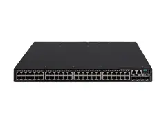 HPE FlexNetwork 5520 48G 4SFP+ HI 1-slot Switch Switch - L3 - Styrt - 48 x 10/100/1000 + 4 x 1 Gigabit / 10 Gigabit SFP+ - luftflyt fra side til bakside - rackmonterbar - CTO