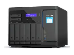 QNAP TS-855X - NAS-server - 8 brønner SATA 6Gb/s - RAID 0, 1, 5, 6, 10, JBOD, 50, 60 - RAM 8 GB - 2.5 Gigabit Ethernet / 10 Gigabit Ethernet - iSCSI støtte