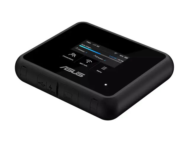 ASUS 5G-GO - Trådløs ruter - WWAN 1-portssvitsj - Wi-Fi 7 Multibån...