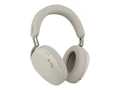 Jabra Evolve3 85 UC - Hodesett - full størrelse over-øret-montering - Bluetooth - trådløs - aktiv støydemping - USB-C via Bluetooth-adapter, 3,5 mm jakk - varm gråfarge - UC-sertifisert