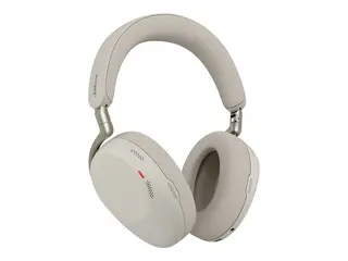 Jabra Evolve3 85 UC - Hodesett - full størrelse over-øret-montering - Bluetooth - trådløs - aktiv støydemping - USB-C via Bluetooth-adapter, 3,5 mm jakk - varm gråfarge - UC-sertifisert