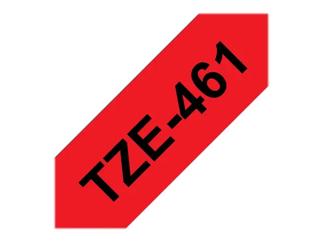 Brother TZe-461 - Svart på rødt Rull (3,6 cm x 8 m) 1 kassett(er) ...