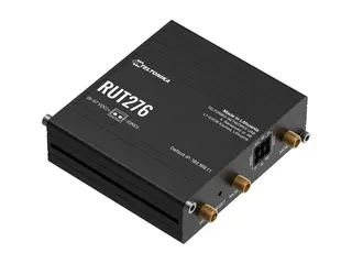 Teltonika RUT276 - Trådløs ruter - WWAN 5G 5G, 4G - DIN-skinnemonterbar, veggmonterbar, overflatemonterbar