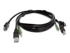 StarTech.com - Adapterkabel - HDMI, USB-type A, 3,5 mm telefonjakk hann til HDMI, USB Type B, 3,5 mm telefonjakk hann 1.8 m