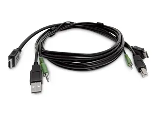 StarTech.com - Adapterkabel - HDMI, USB-type A, 3,5 mm telefonjakk hann til HDMI, USB Type B, 3,5 mm telefonjakk hann 1.8 m
