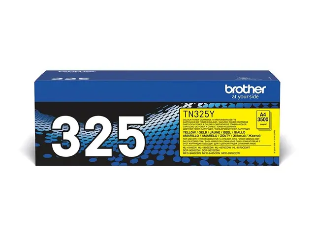 Brother TN325Y - Gul original tonerpatron for DCP-9055CDN, DCP-927...