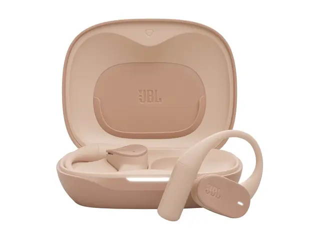 JBL Sense Lite - True wireless-hodetelefoner med mikrofon åpent øre - over-øret-montering - Bluetooth - beige 