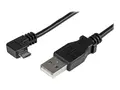 StarTech.com 1m 3 ft Micro-USB Charge-and-Sync Cable Right-Angle Micro-USB - M/M - USB to Micro USB Charging Cable - 30/24 AWG (USBAUB1MRA) - USB-kabel - Micro-USB type B til USB - 1 m