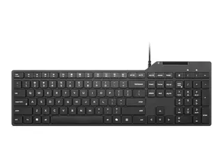Lenovo 5000 - Tastatur - full size - USB QWERTY - Nordisk - svart - brun boks