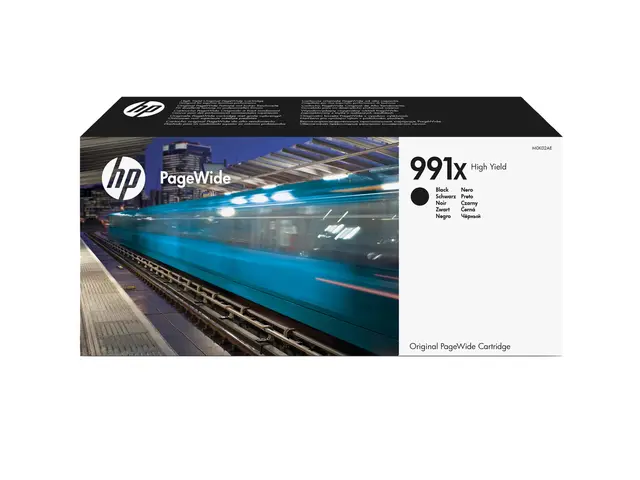 HP 991X - 375 ml Høy ytelse svart original PageWide blekkpatron fo...