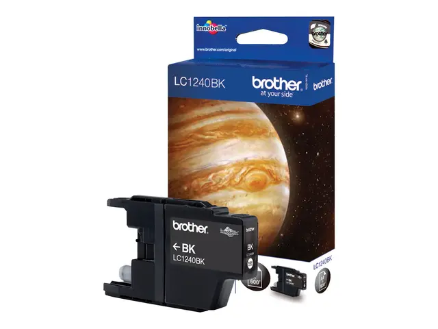Brother LC1240BK - Svart - original - blekkpatron - for Brother DC...