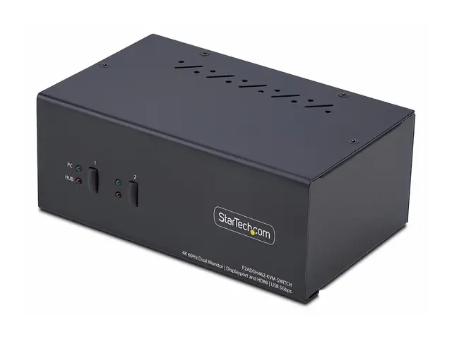 StarTech.com 2-Port Dual-Monitor DisplayPort en HDMI KVM Switch, 4...