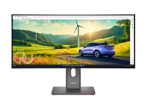 Lenovo ThinkVision P34WD-40 - LED-skjerm kurvet - 34&quot; - 3440 x 1440 @ 120 Hz - IPS - 350 cd/m&#178; - 2000:1 - HDR10 - 4 ms - HDMI, DisplayPort, USB-C - eklipsesvart
