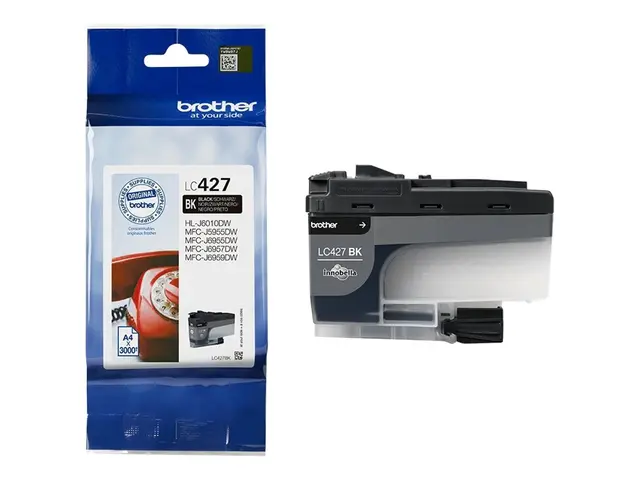 Brother LC427BK - Svart original blekkpatron for HL-J6010DW, MFC-J...